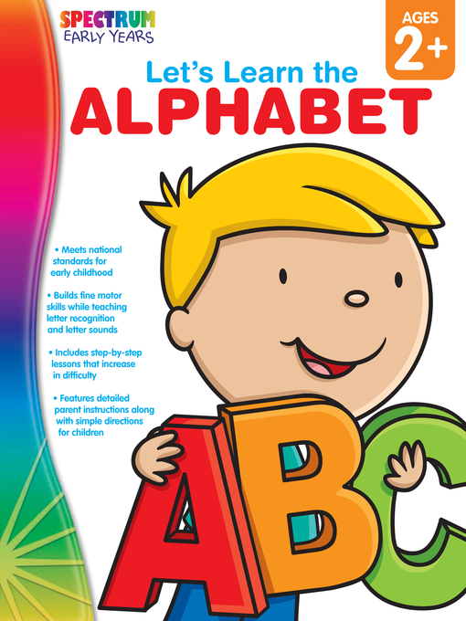 Title details for Let's Learn the Alphabet, Grades Toddler - PK by Spectrum - Available